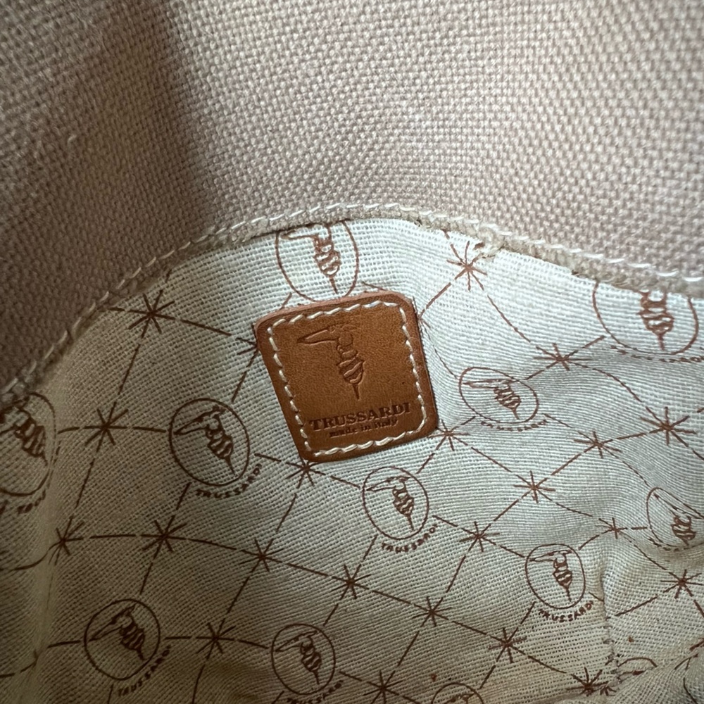 Trussardi Tan and Cream Women's Bag - Picture 6 of 9